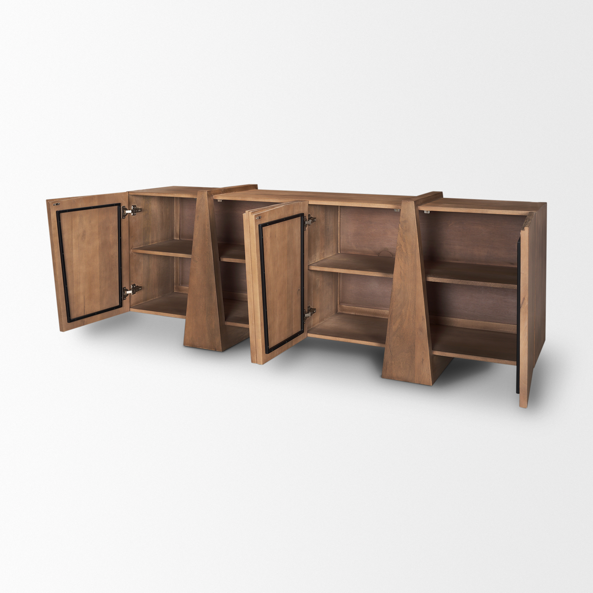 Mercana - Eula Sideboard in Brown, Solid Wood