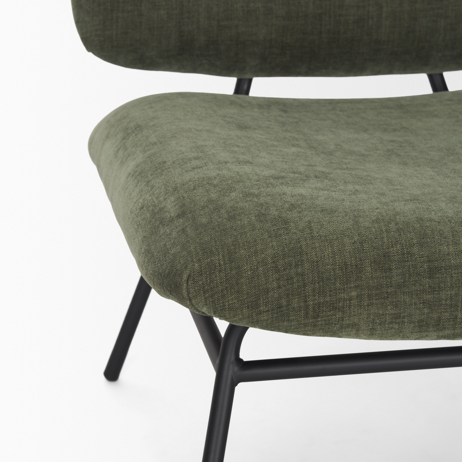 Mercana Nora Upholstered Accent Chair - Green, Fabric