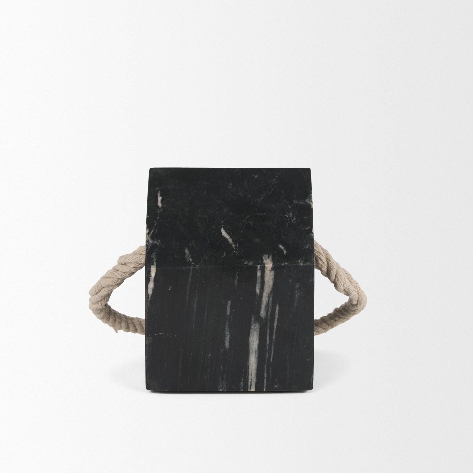 Mercana Raena Marble House Door Stopper - Black
