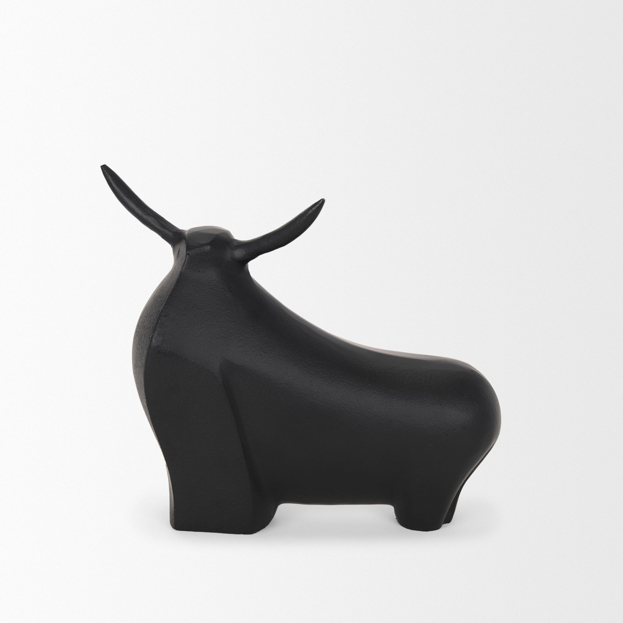 Mercana Radu Large Metal Bull Decorative Object - Black