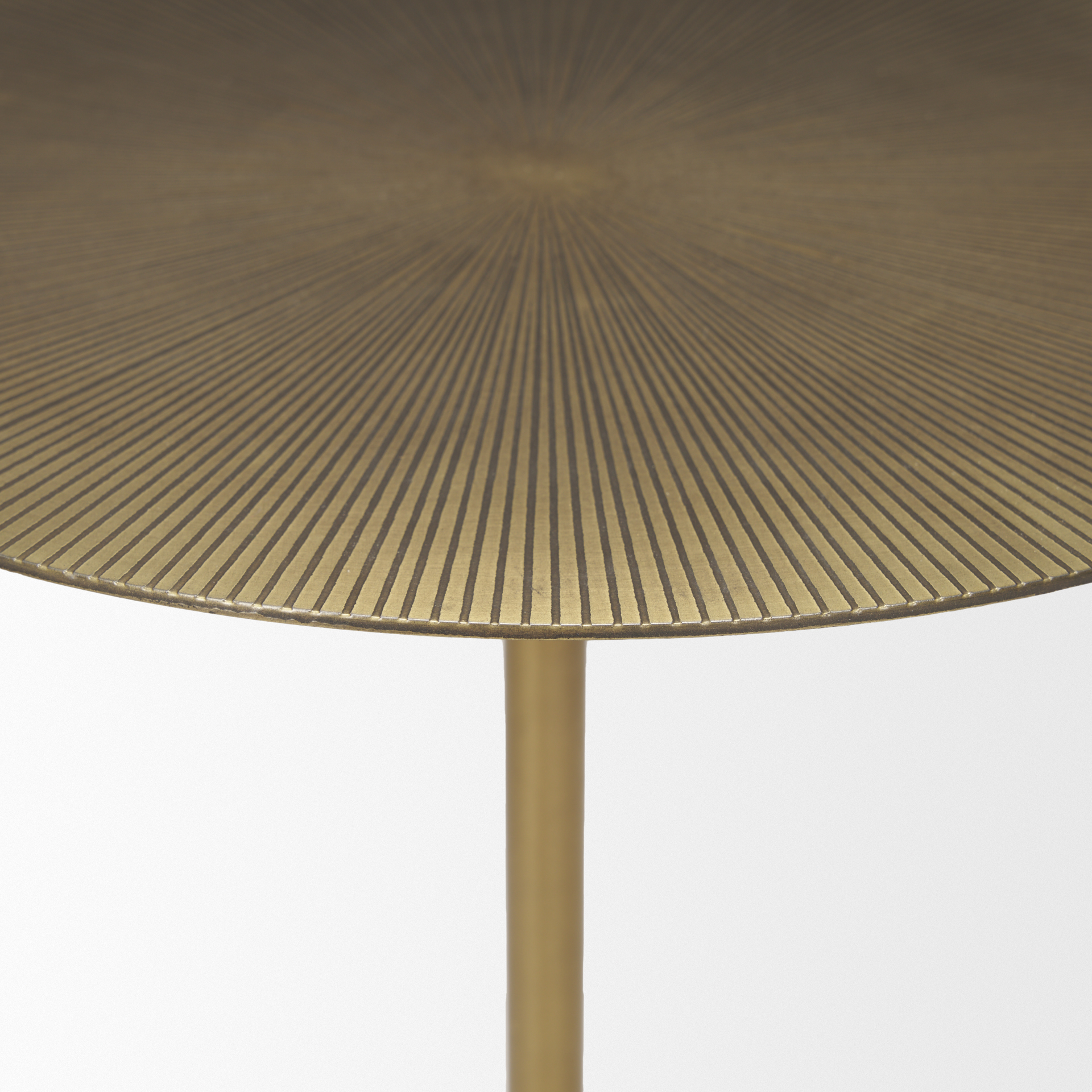 Mercana - Rini Accent Table in Gold, Stone