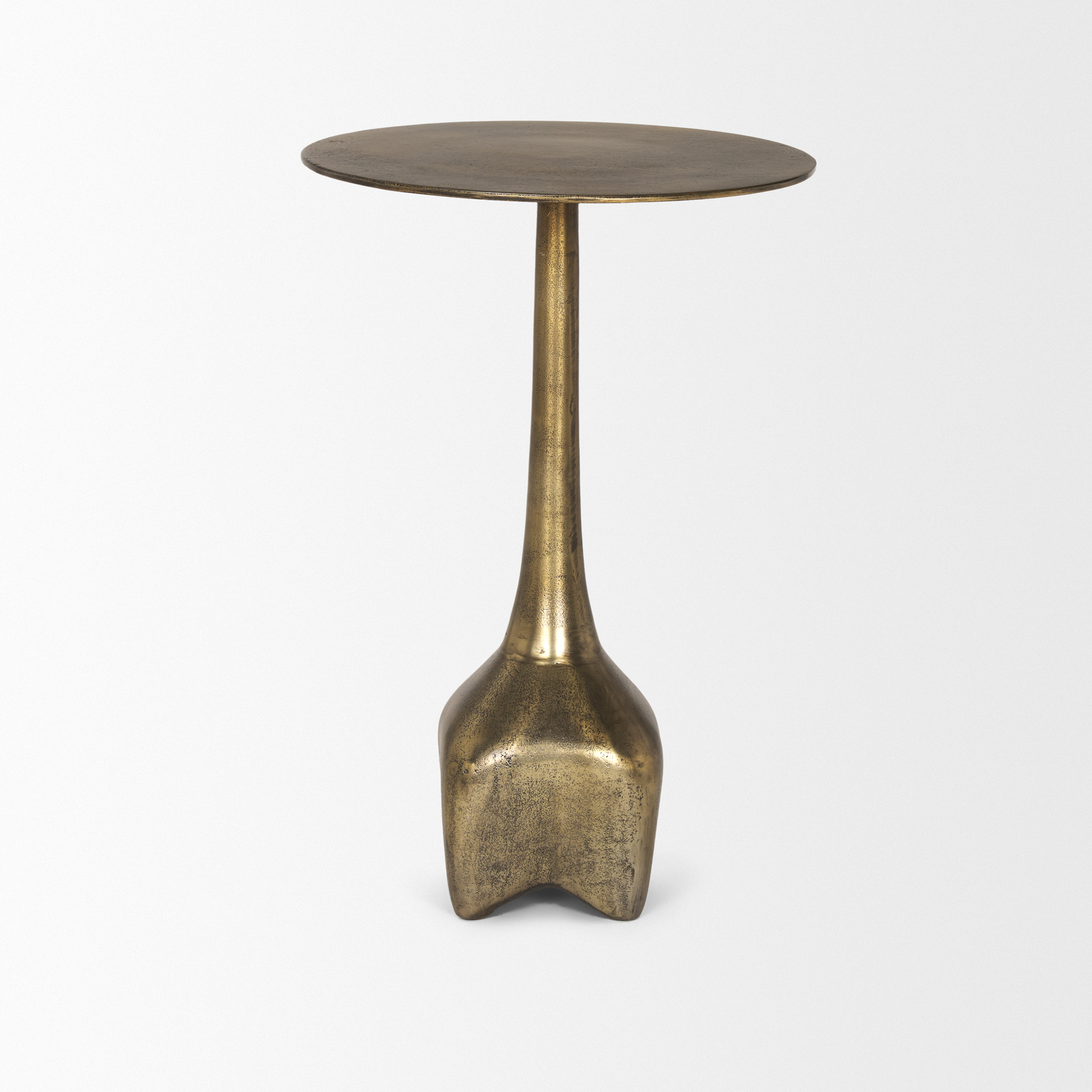 Mercana Risha Large Accent Table - Gold, Metal