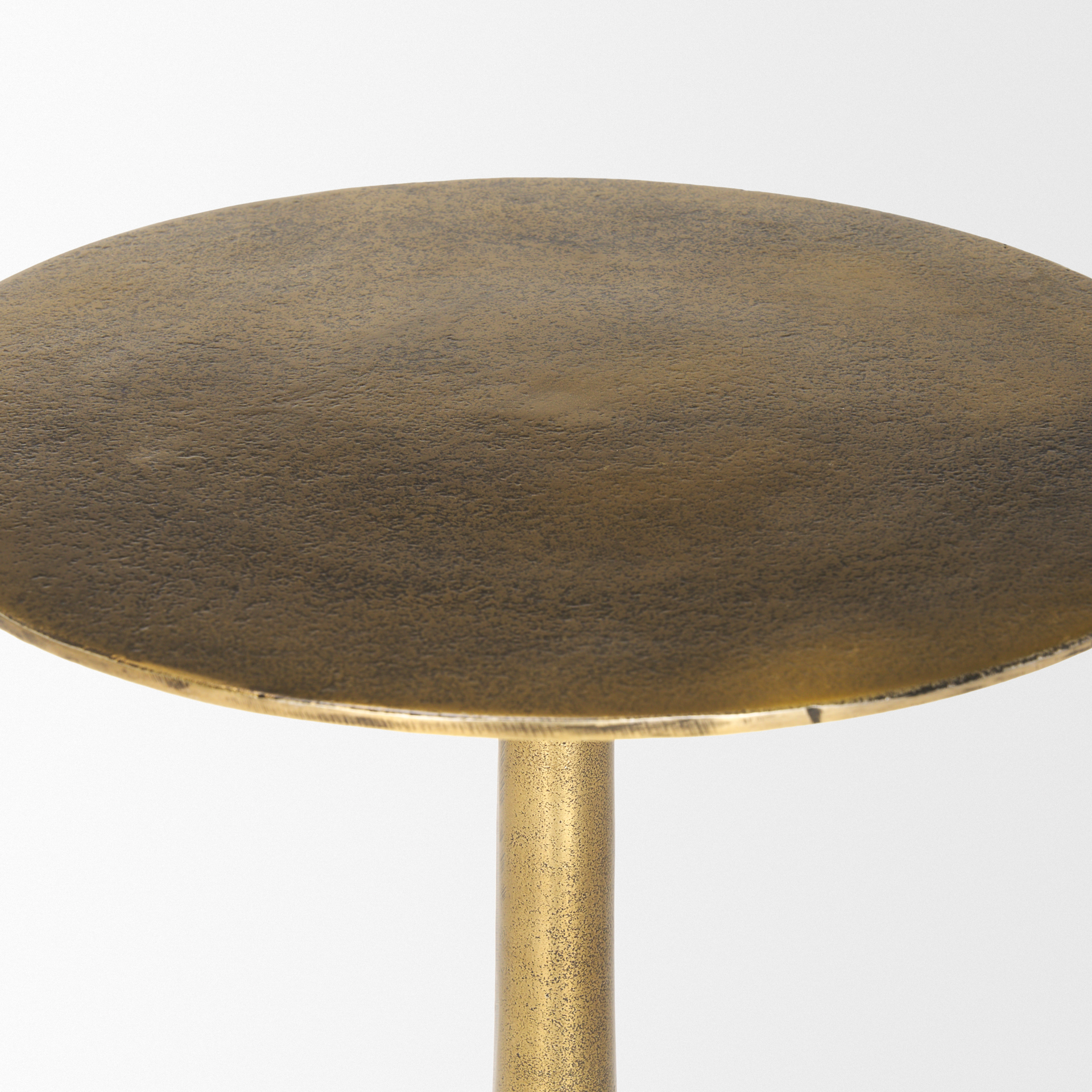 Mercana Risha Large Accent Table - Gold, Metal