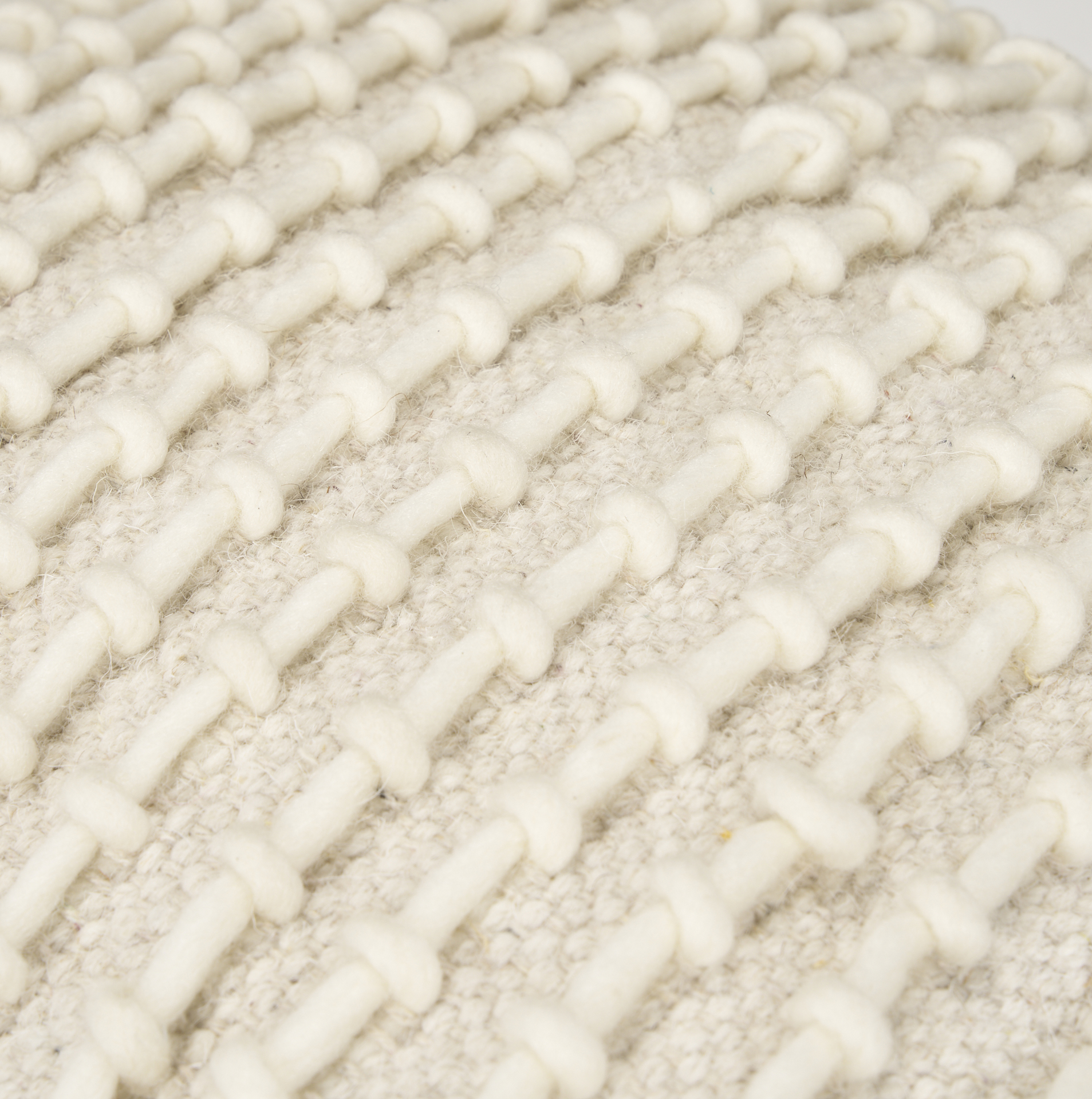 Mercana - Sakaye Pouf in Beige, Fabric