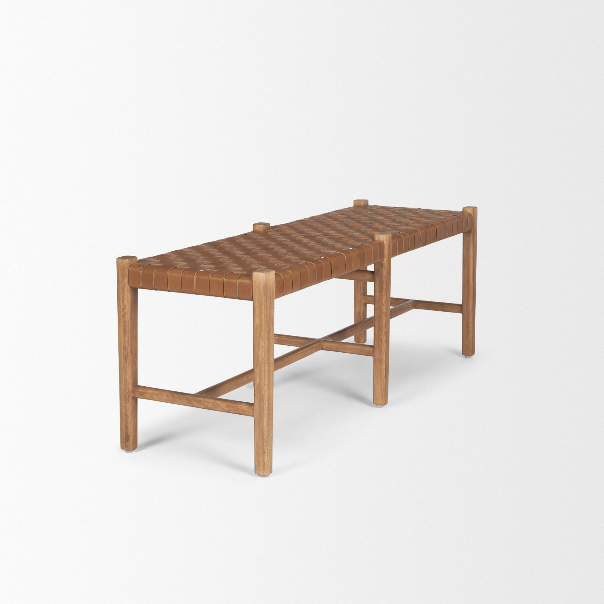Mercana Shane Bench - Brown - Medium, Wood