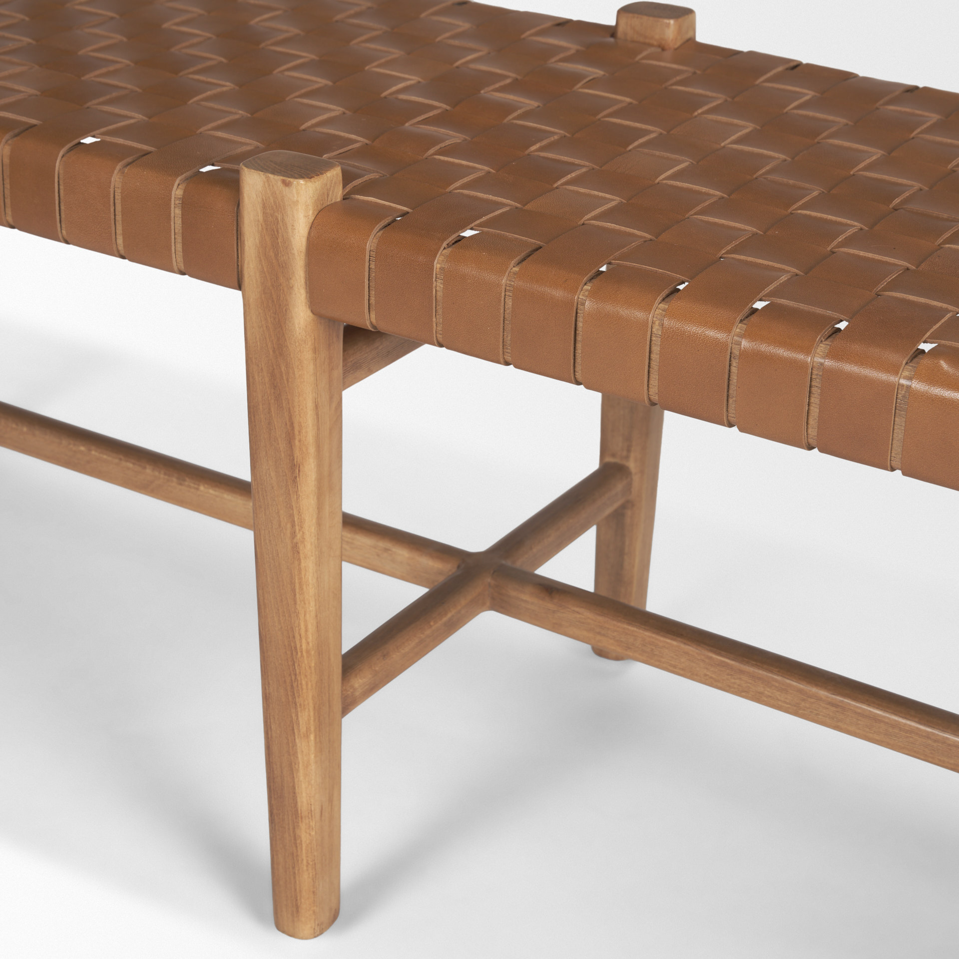 Mercana Shane Bench - Brown - Medium, Wood