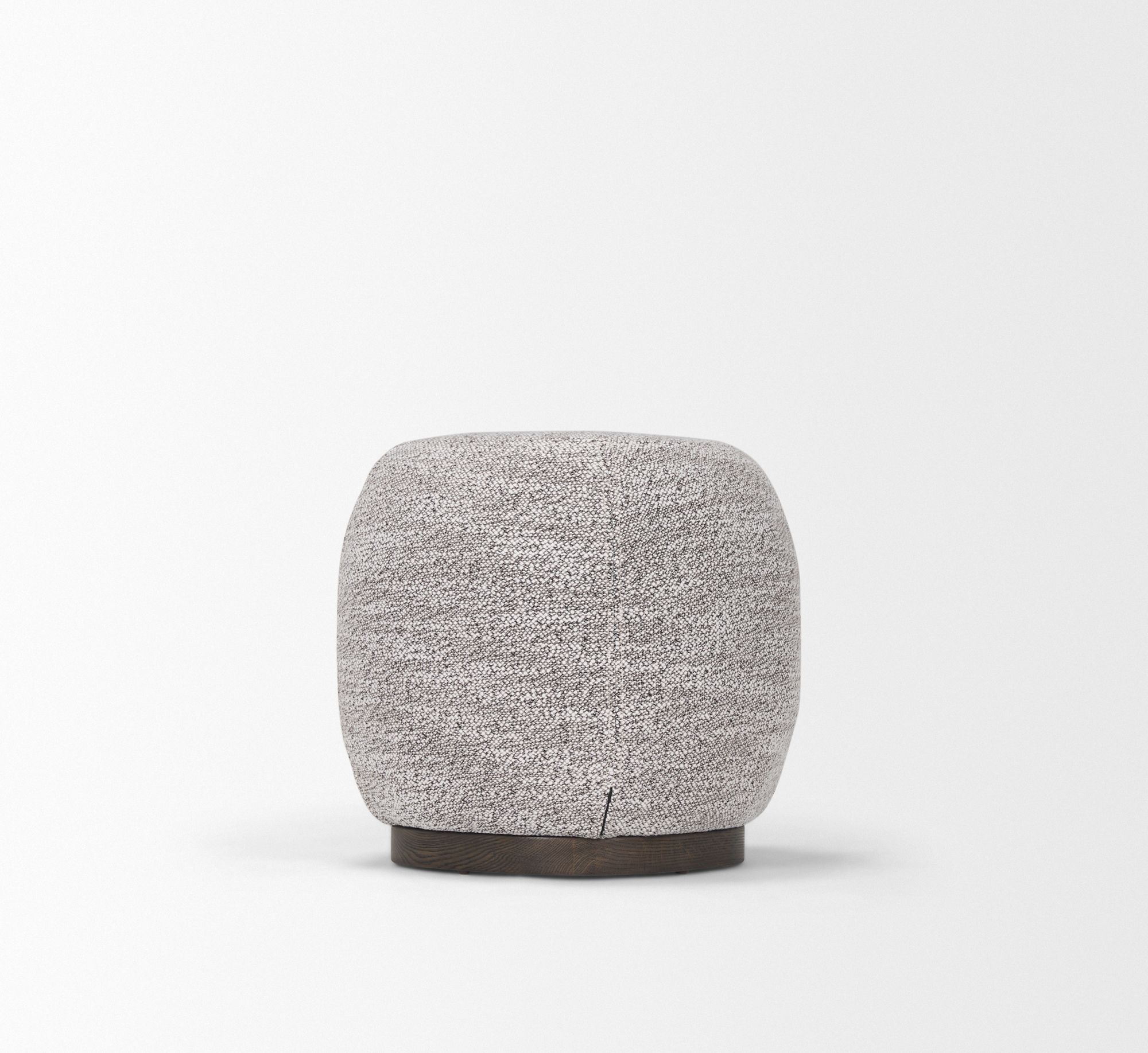 Mercana Siren Counter Stool with Dark Brown Wood - Gray