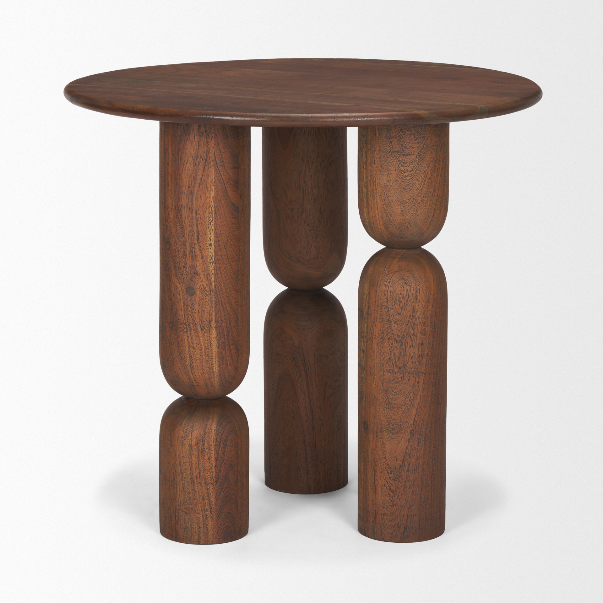 Mercana - Sonel Foyer Table in Brown, Solid Wood