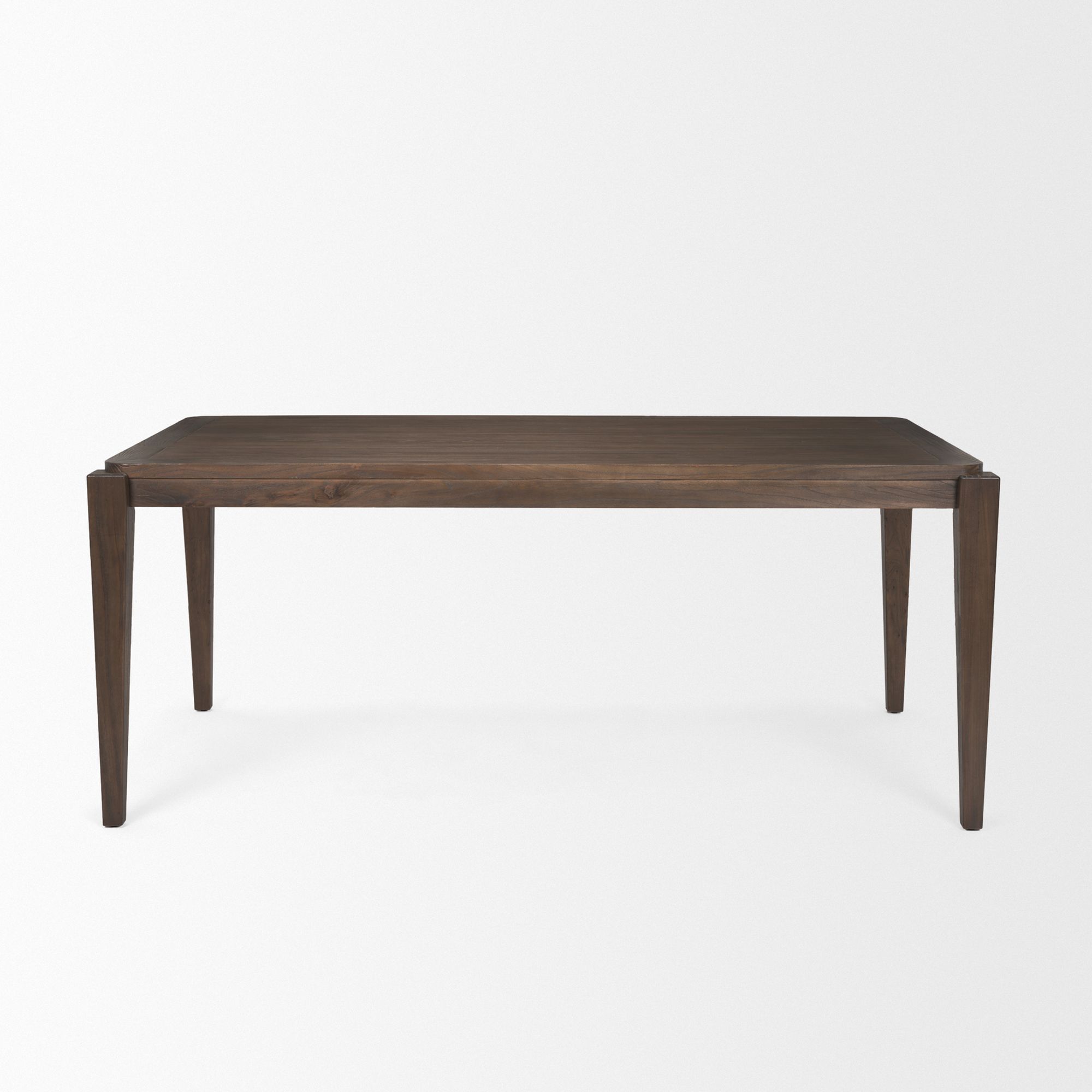 Mercana Teva Rectangular Dining Table - Dark Brown