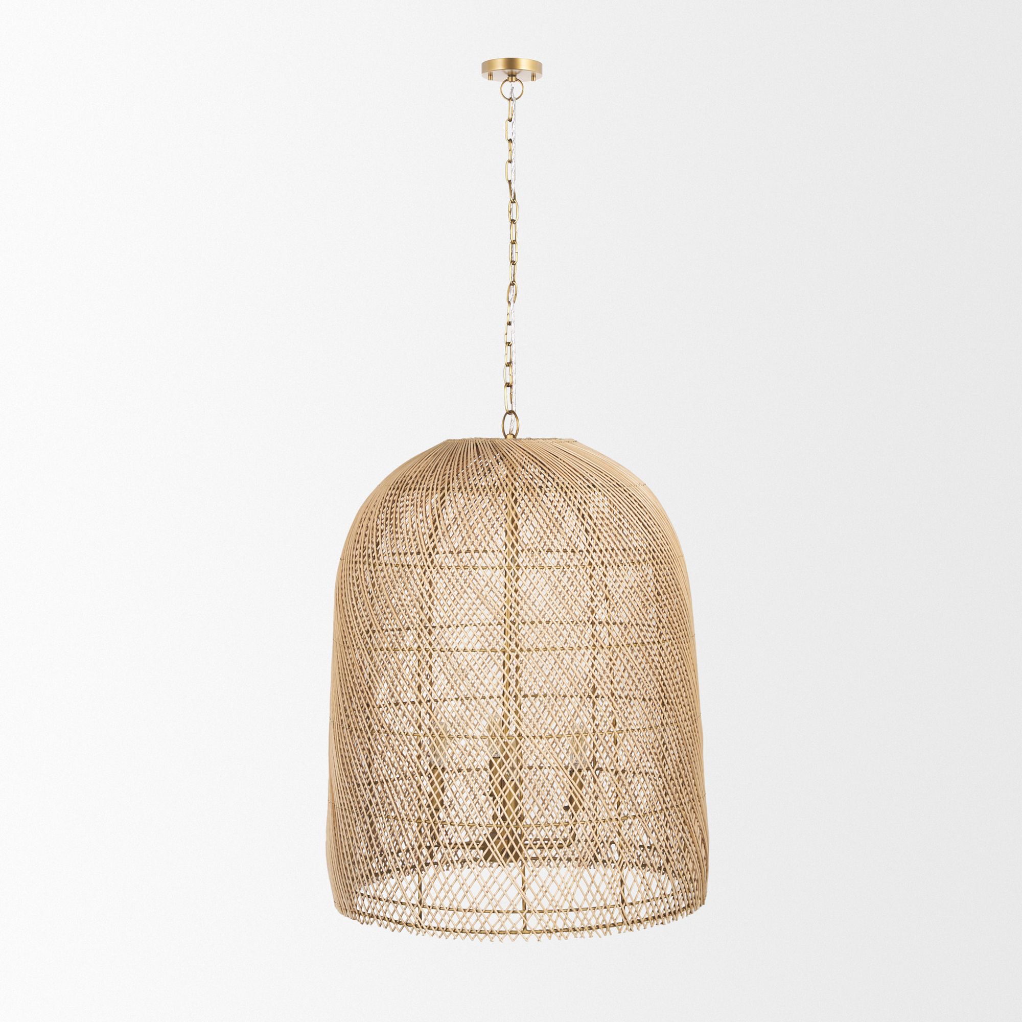 Mercana Thad Small 4 Light Chandelier - Beige