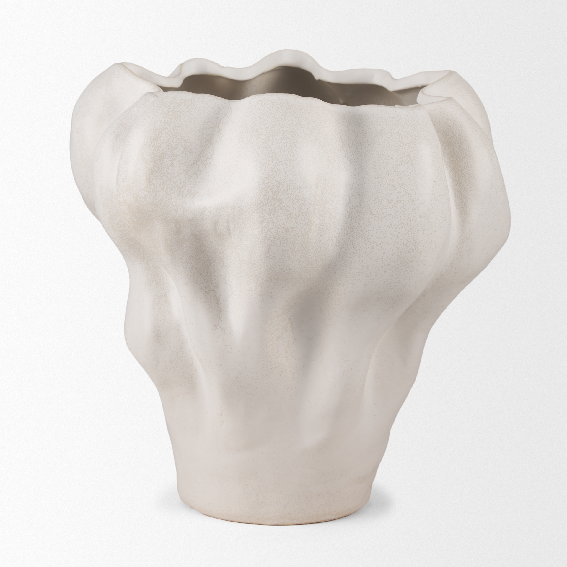 Mercana - Vanna Vase in Cream, Ceramic