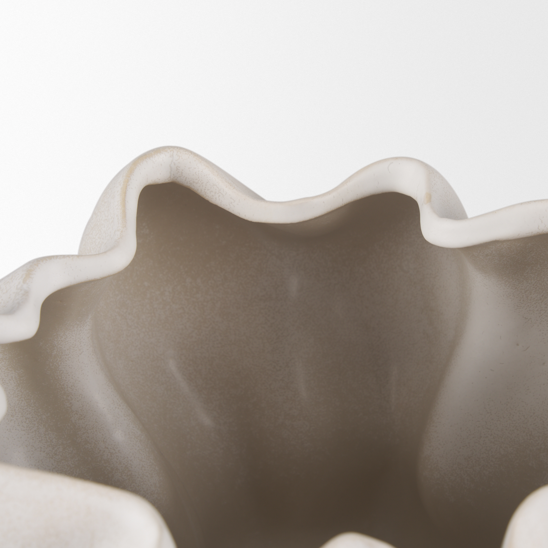 Mercana - Vanna Vase in Cream, Ceramic