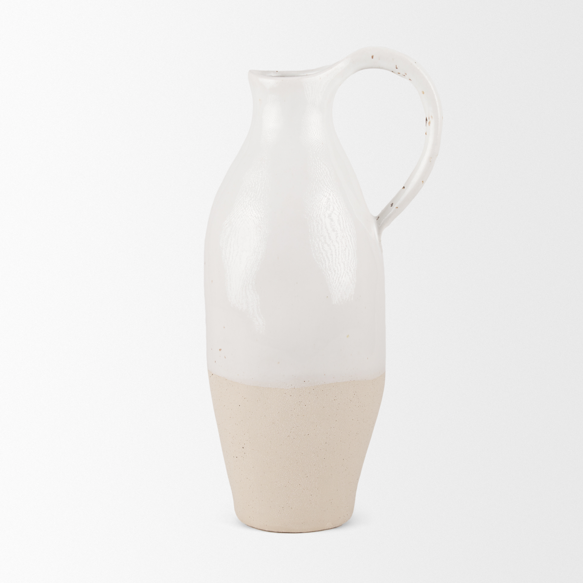 Mercana Valora Vase - White, Ceramic