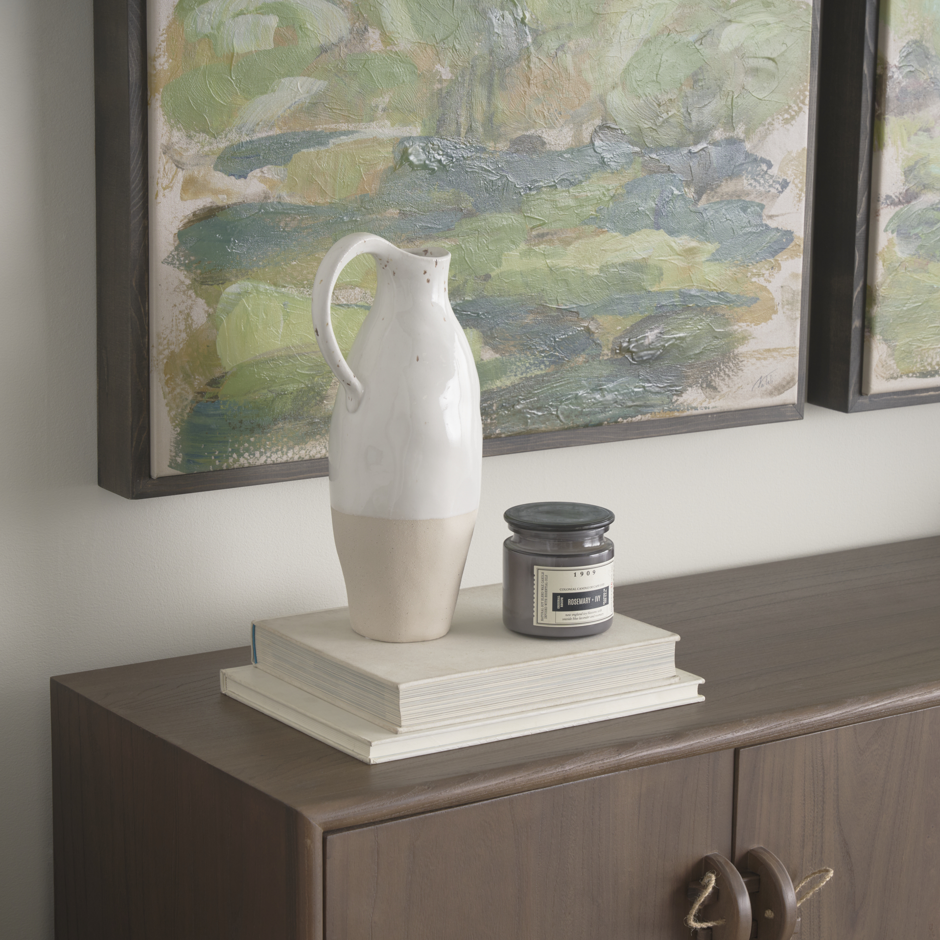 Mercana Valora Vase - White, Ceramic