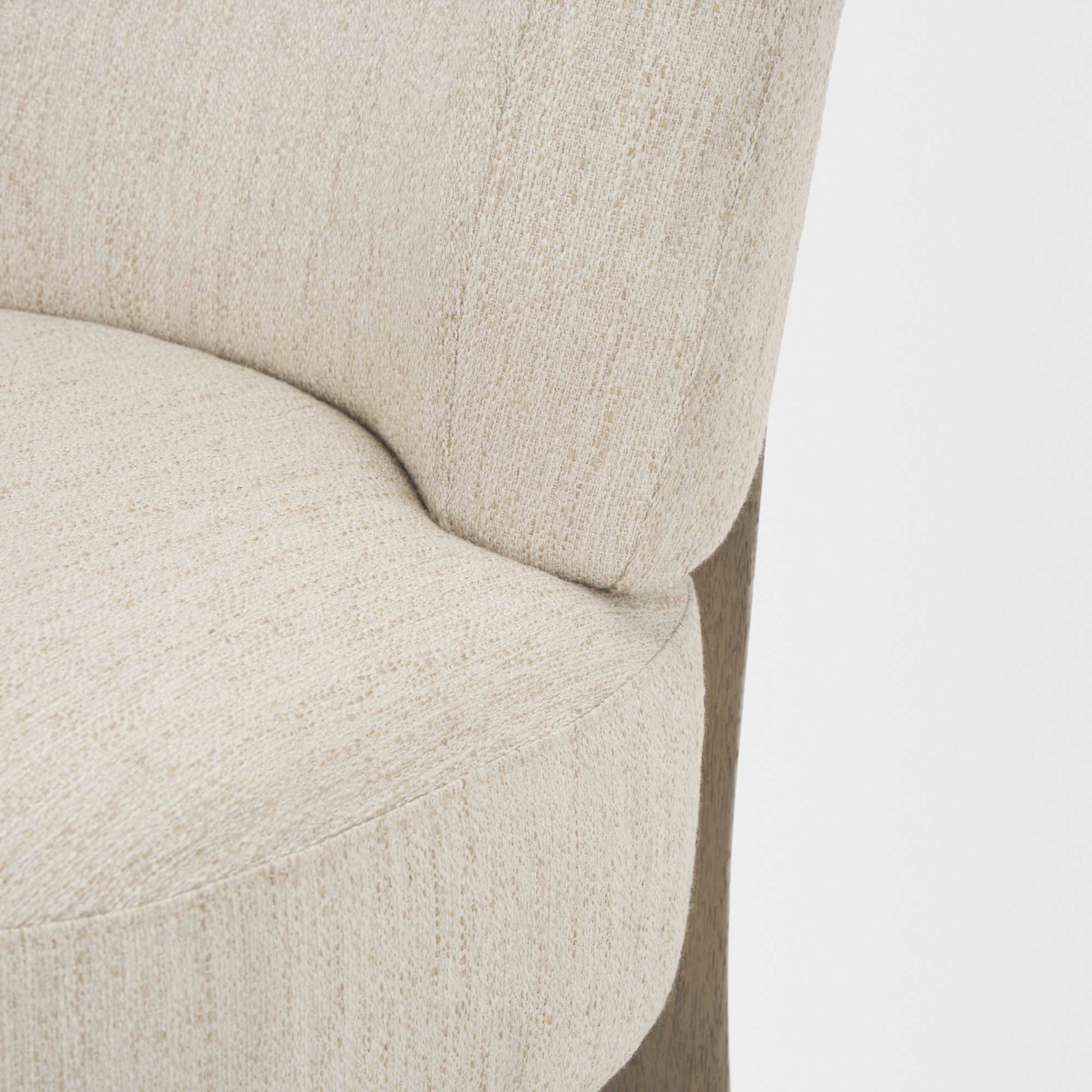 Mercana - Vyra Accent Chair in Cream, Fabric