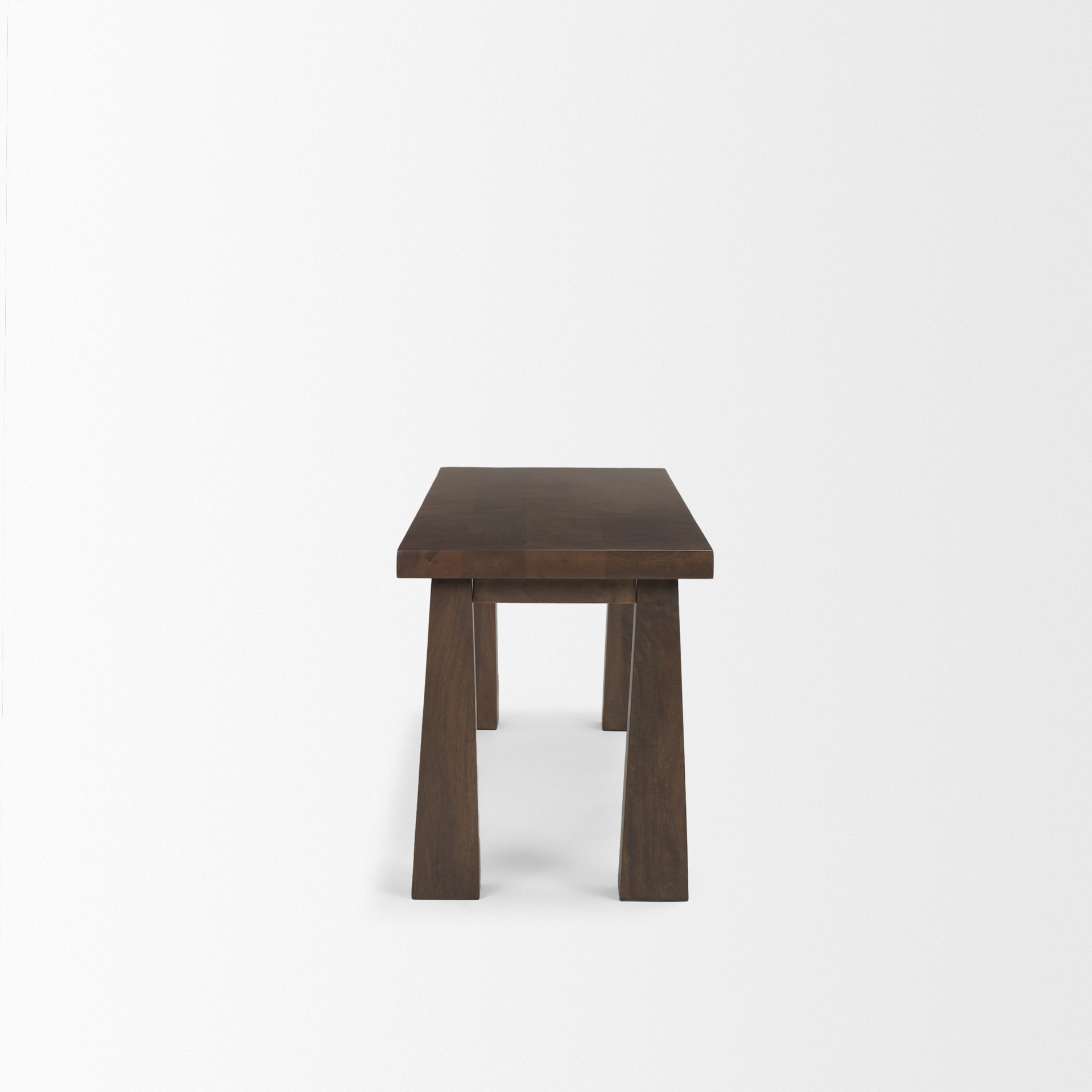 Mercana - Wolcott Bench in Brown, Solid Wood