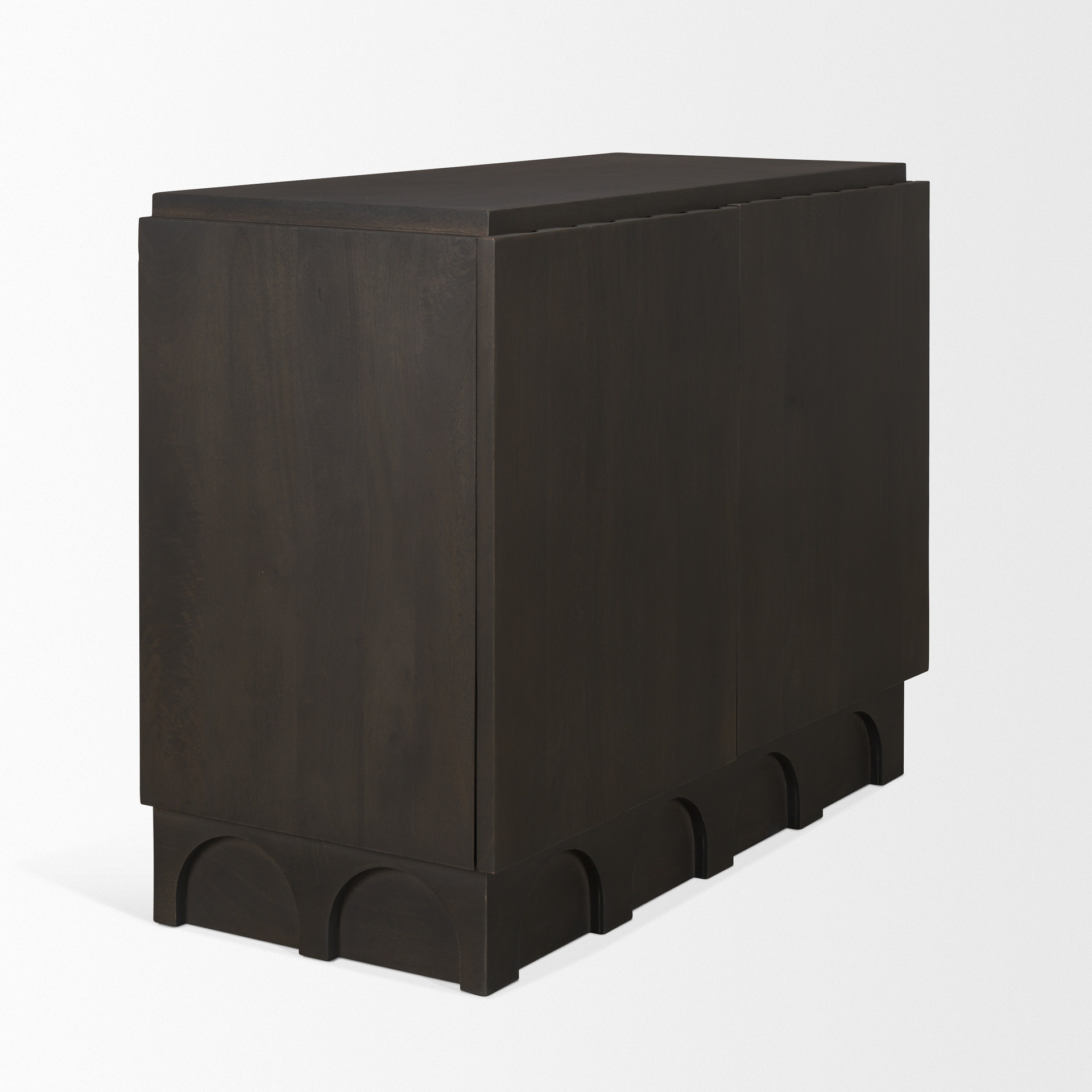 Mercana - Wagner Accent Cabinet in Brown, Solid Wood