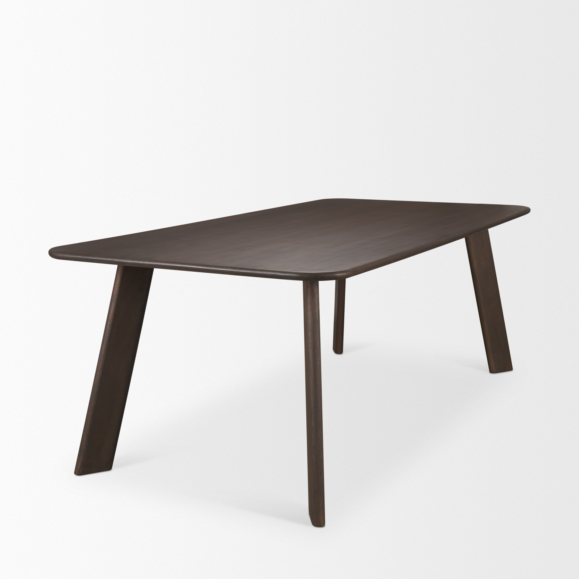 Mercana Welborn Dining Table - Dark Brown, L84"