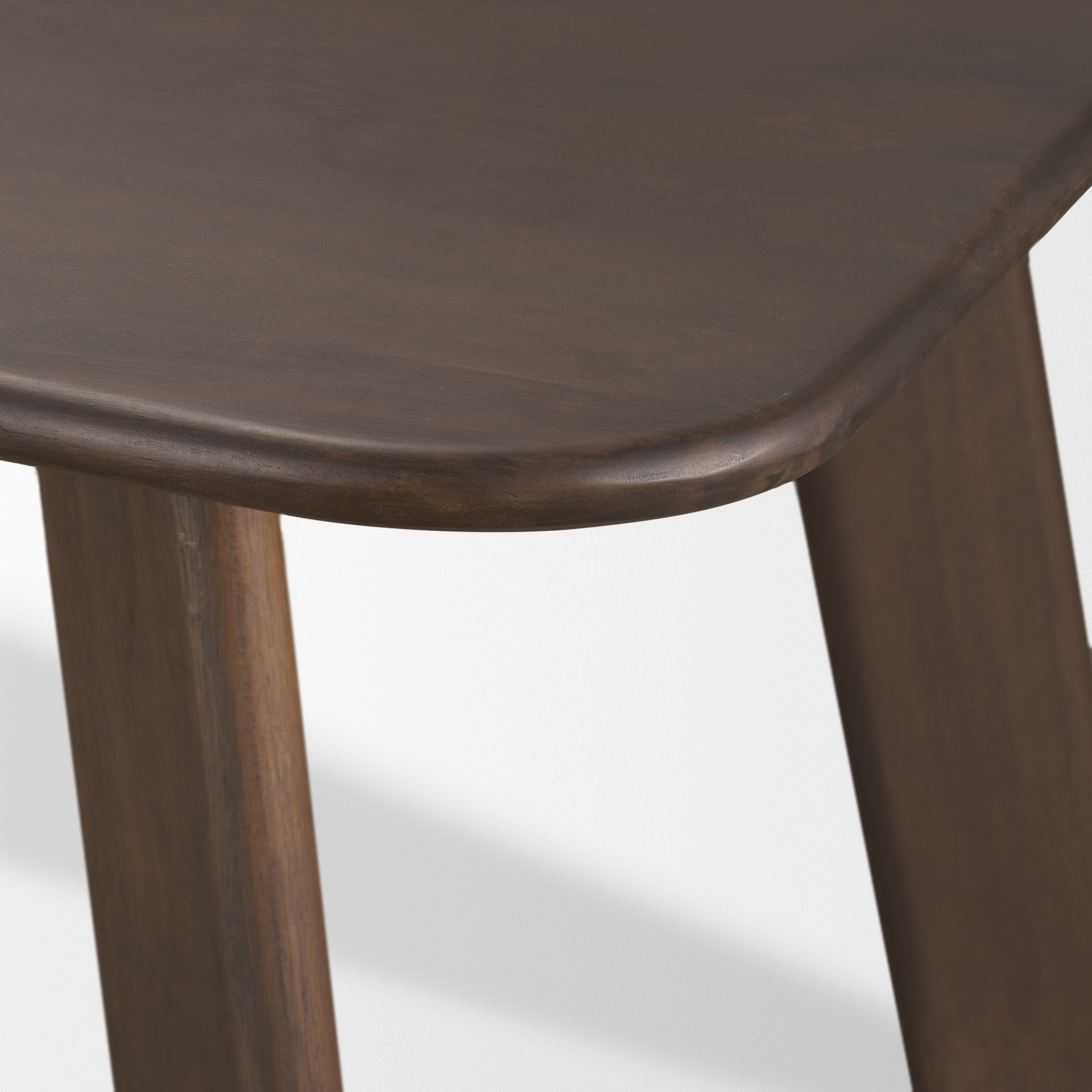Mercana Welborn Dining Table - Dark Brown, L84"