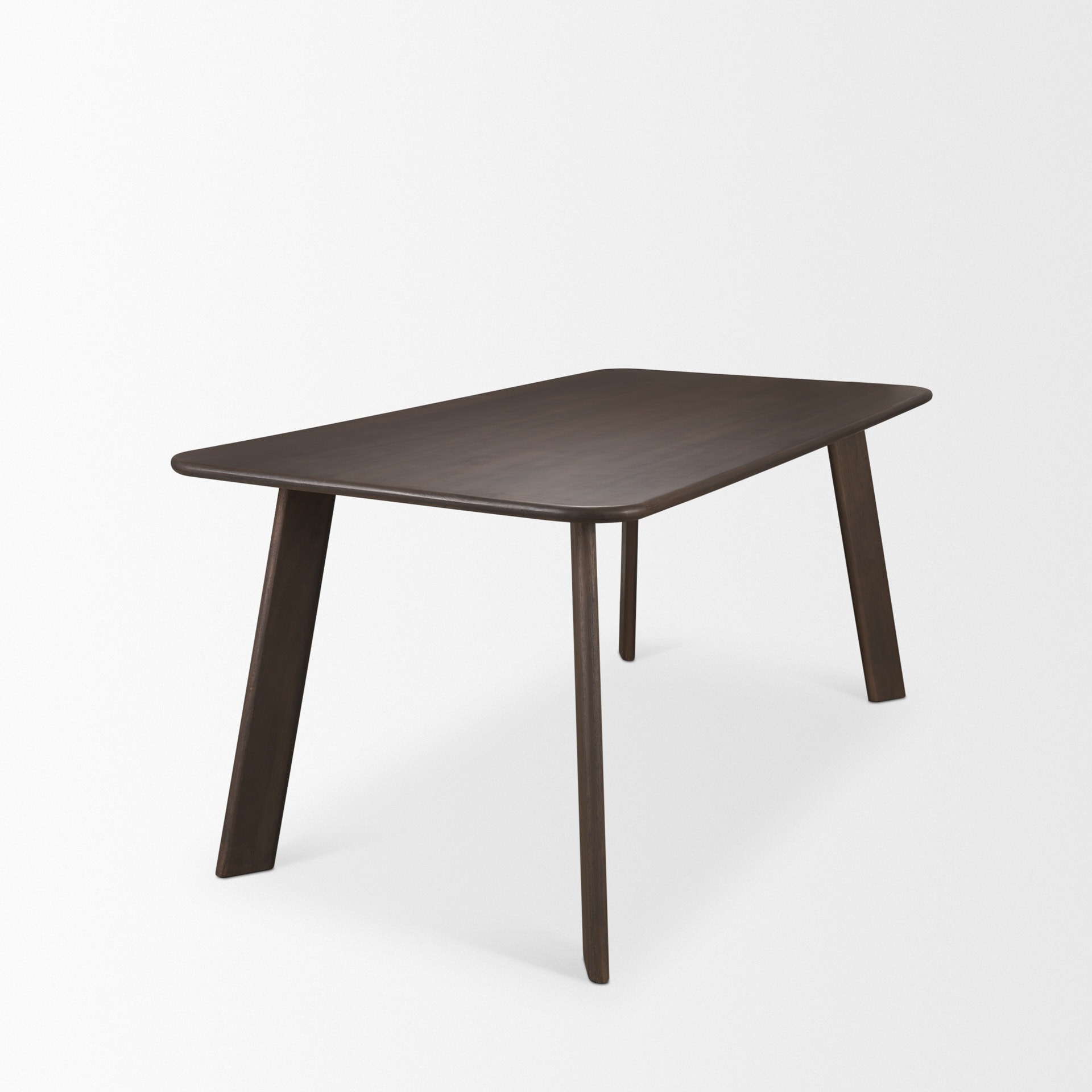 Mercana Welborn Dining Table - Dark Brown, L72"