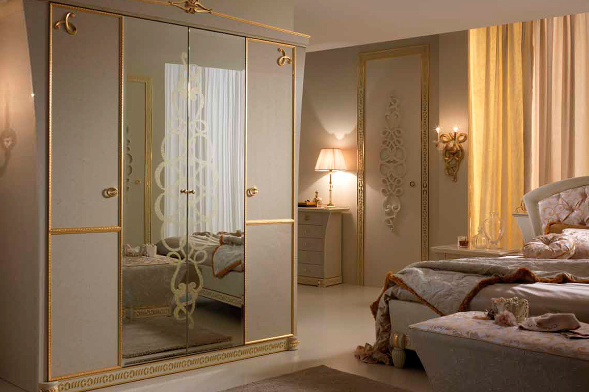 Mobis - Gocce Di Luce 4 Door Wardrobe