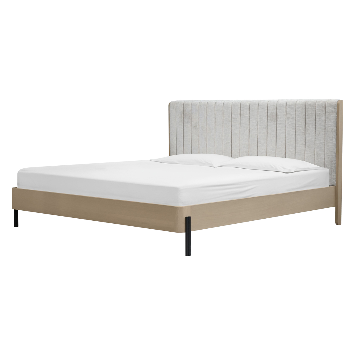 Mobital Nori Bed - Natural White Oak Wood, King