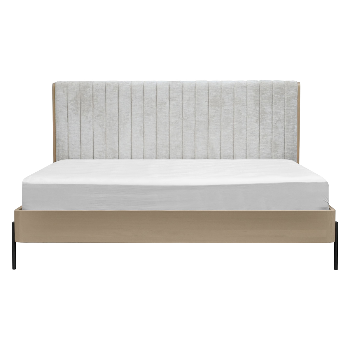 Mobital Nori Bed - Natural White Oak Wood, King