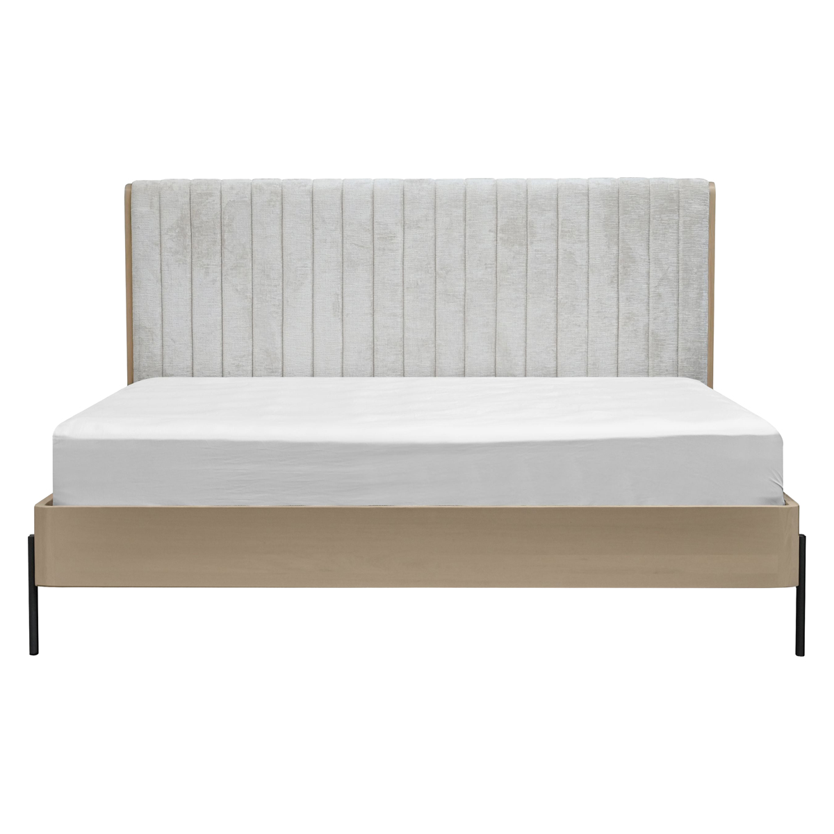 Mobital Nori Bed - Natural White Oak Wood, King