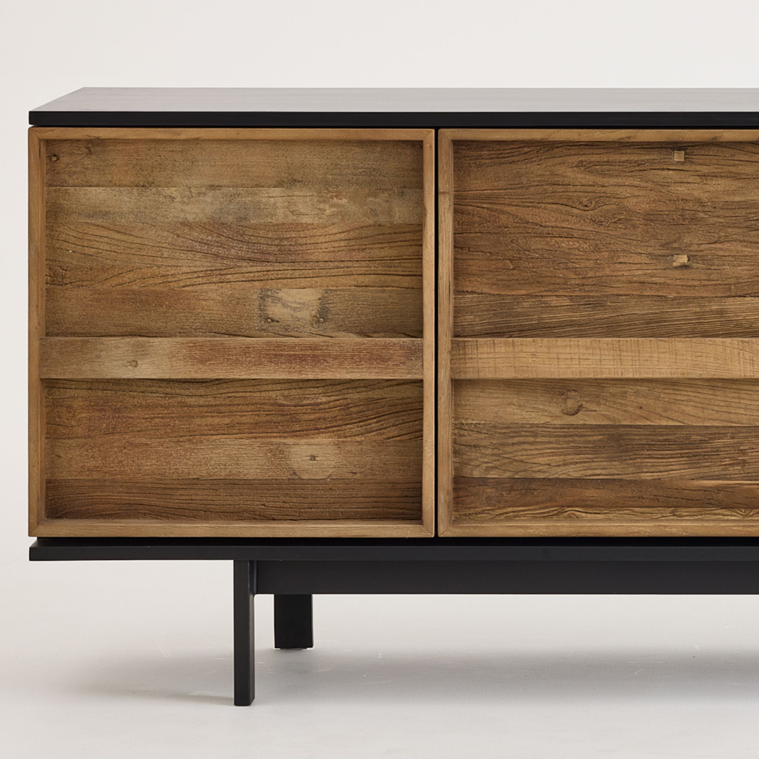 Mobital - Passage Sideboard in Matte Black Brushed