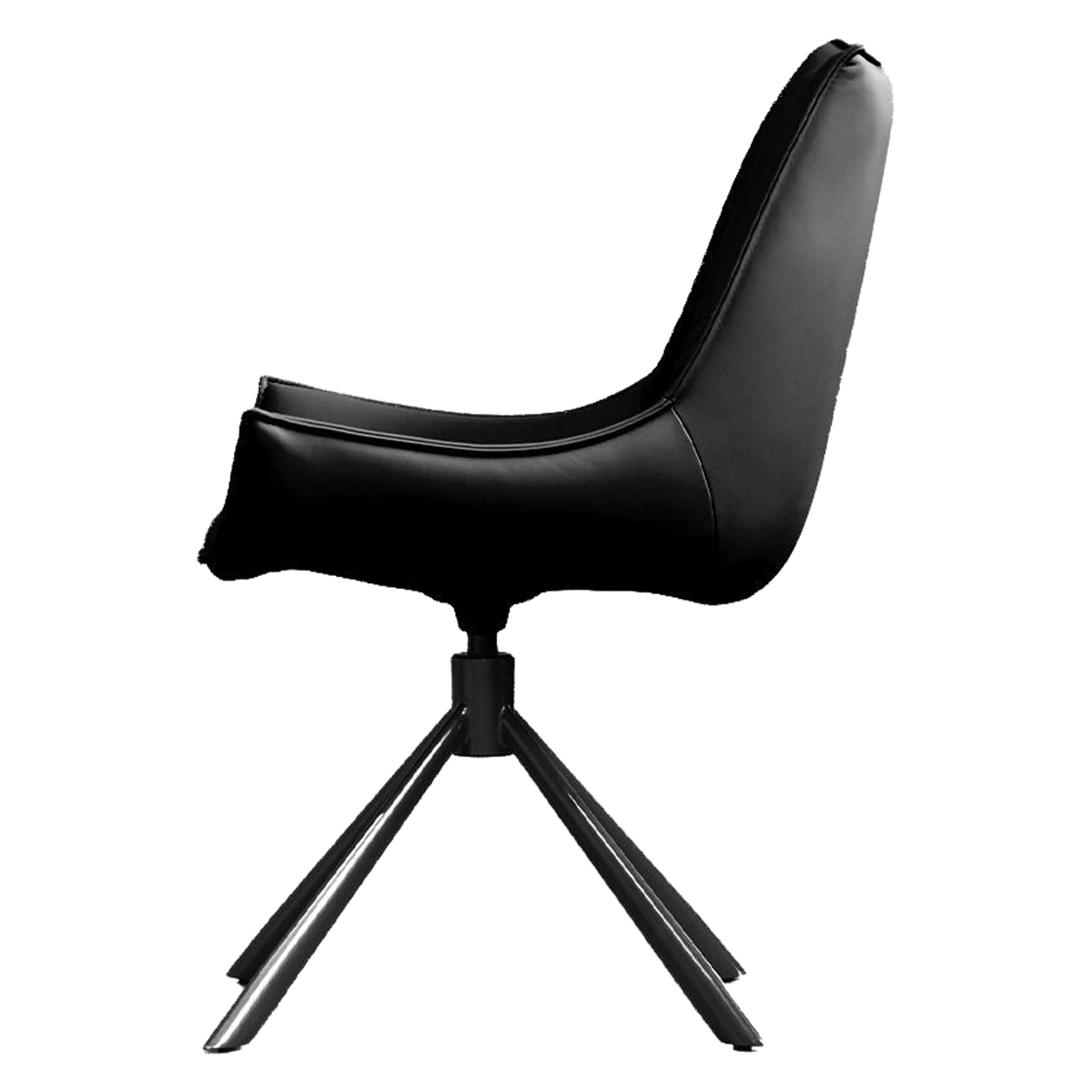 Mobital - Giulia Swivel Dining Chair in Black