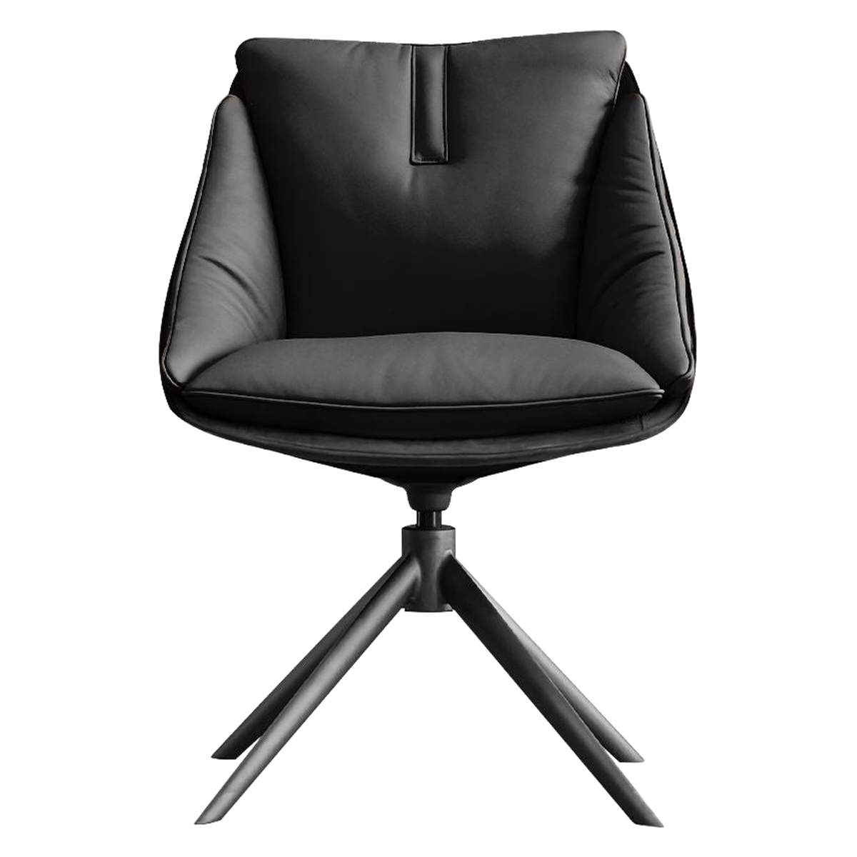 Mobital - Huracan Dining Chair in Carbon Alcantara/ Nero Nemesis