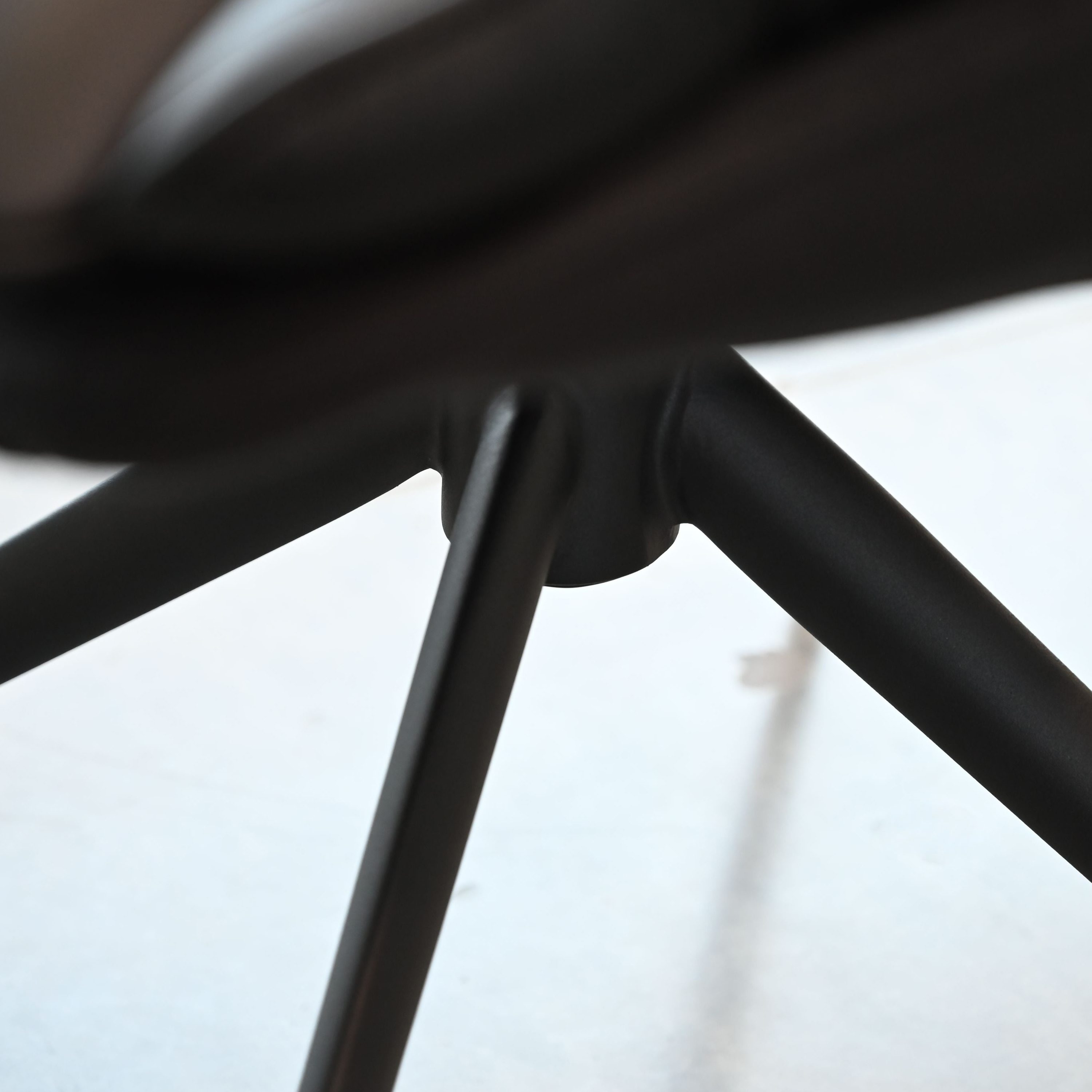 Mobital - Huracan Dining Chair in Carbon Alcantara/ Nero Nemesis