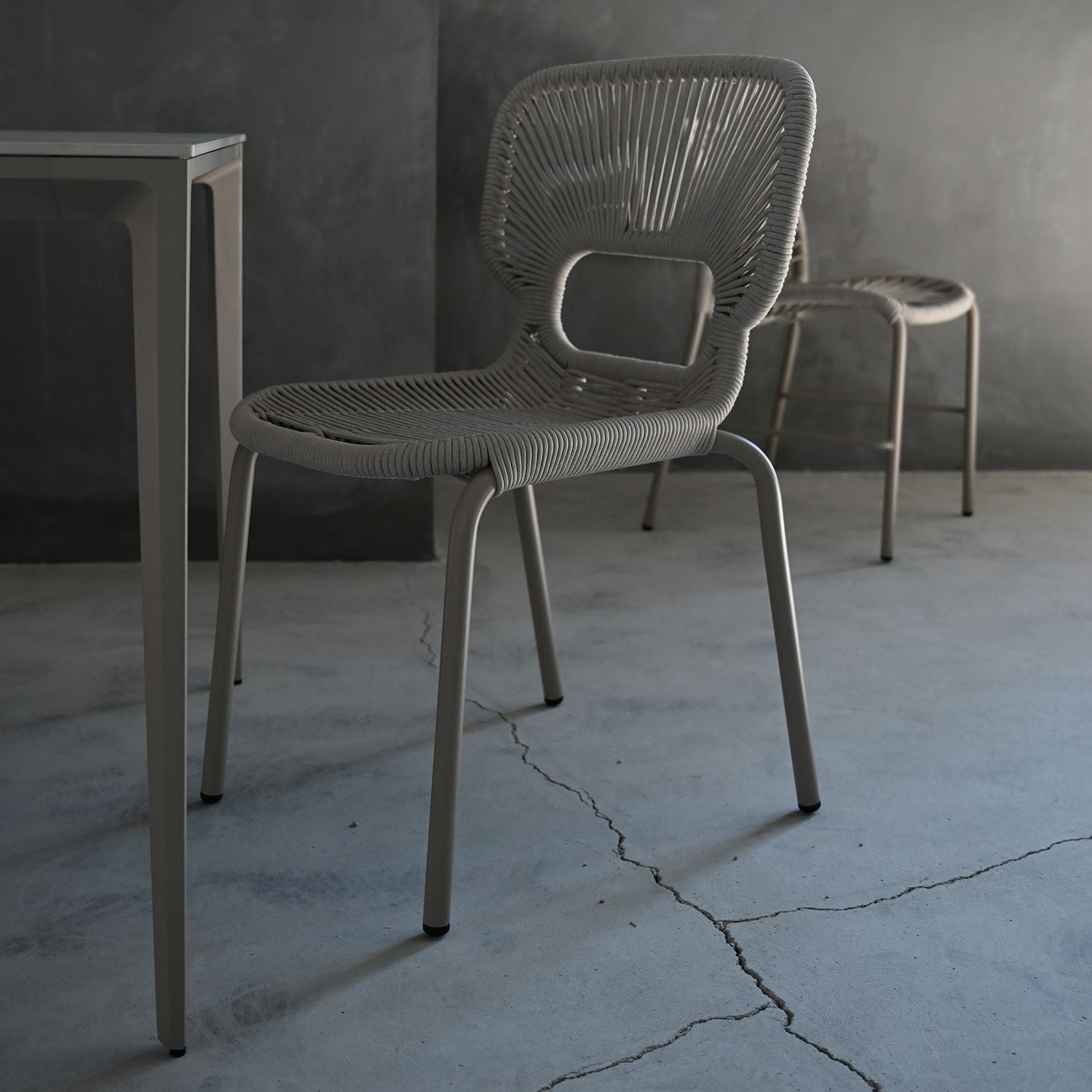 Mobital - Ischia Indoor/Outdoor Dining Chair in Taupe