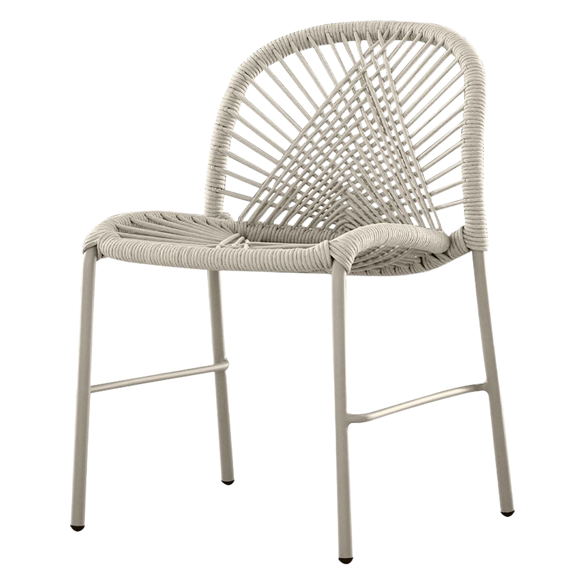 Mobital - Kamari Indoor/Outdoor Dining Chair Stackable in Taupe