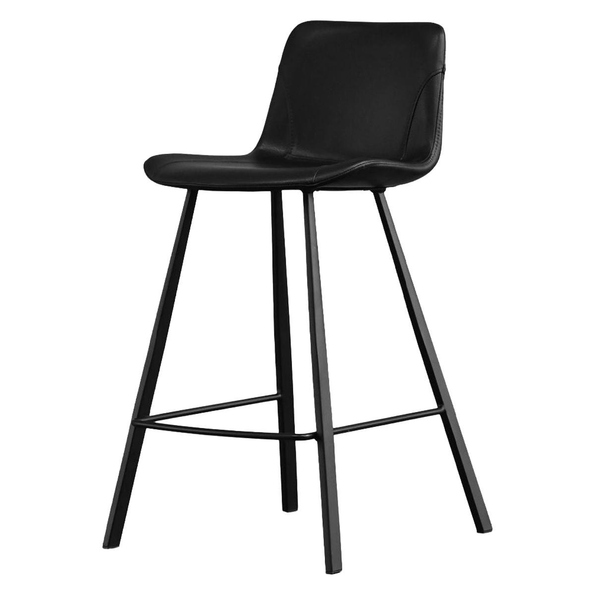 Mobital - Billy Counter Stool in Pebbled Black