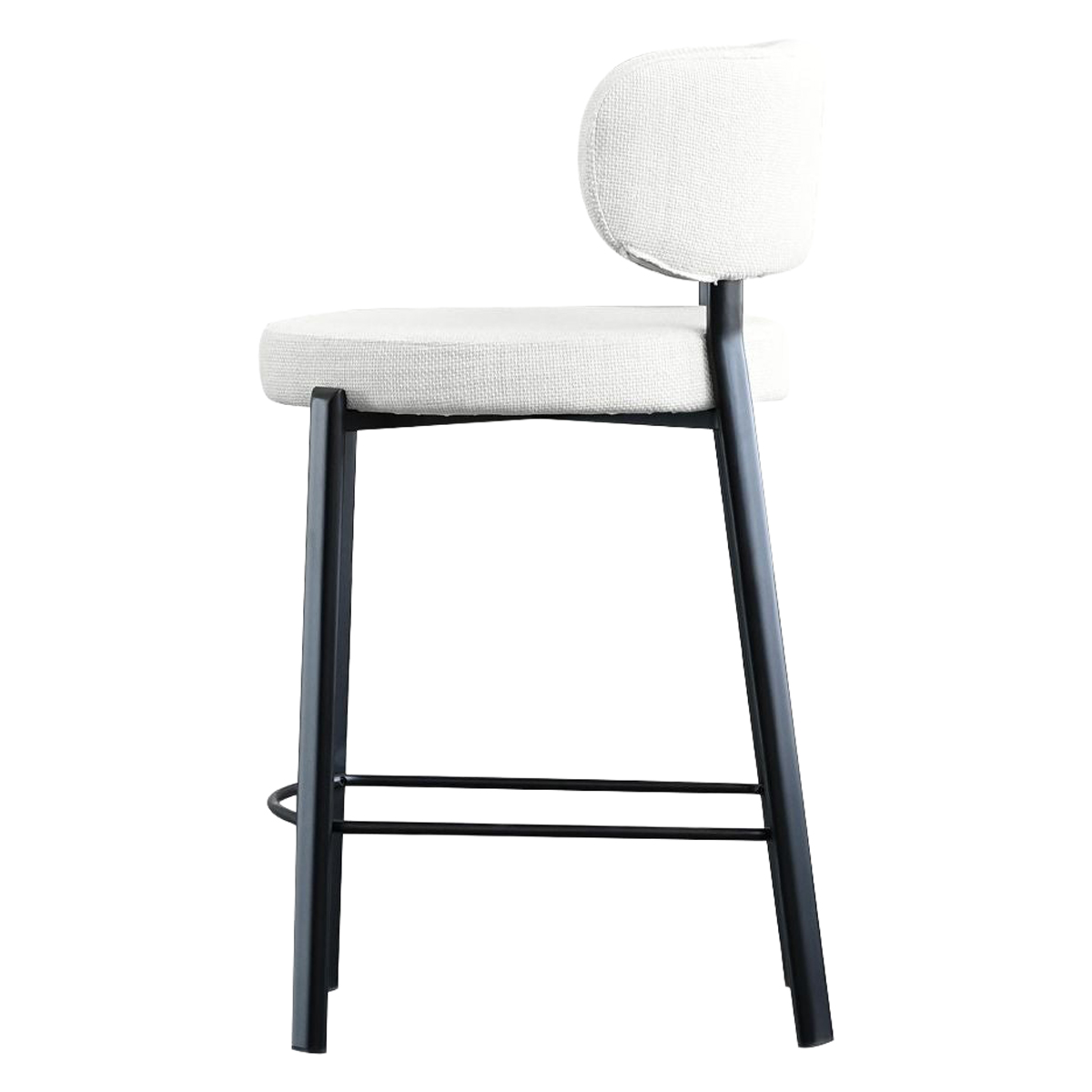 Mobital - Lily Counter Stool in Alabaster Hopsack