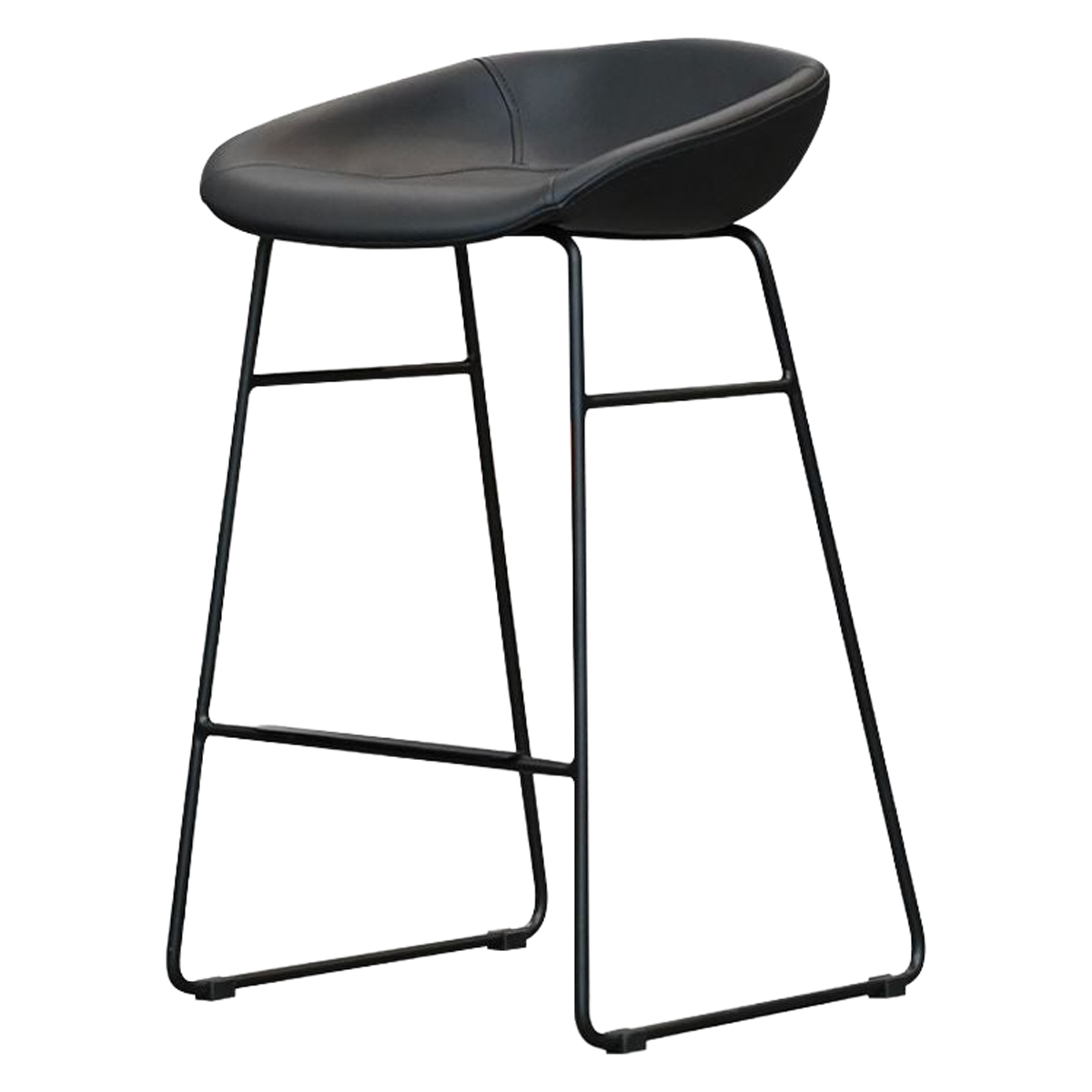 Mobital - Rafa Counter Stool in Pebbled Black