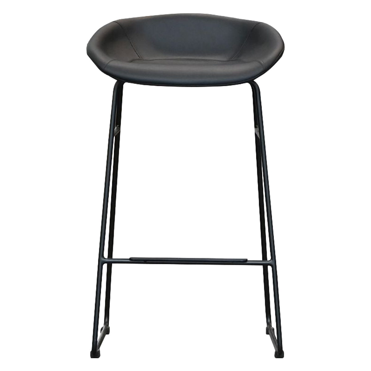 Mobital - Rafa Counter Stool in Pebbled Black