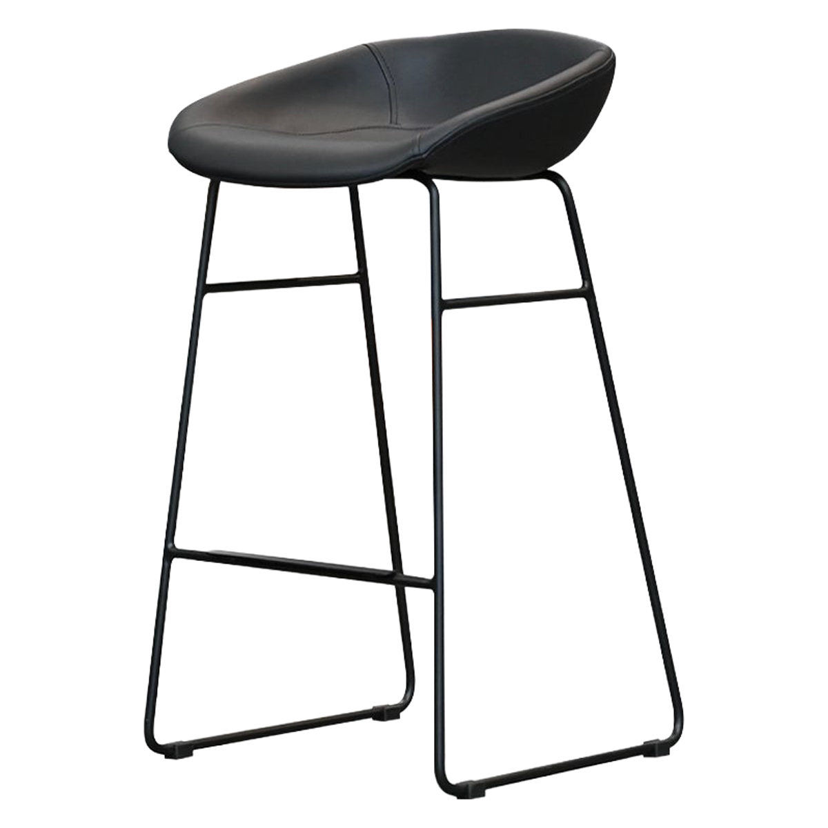 Mobital - Rafa Counter Stool in Pebbled Black