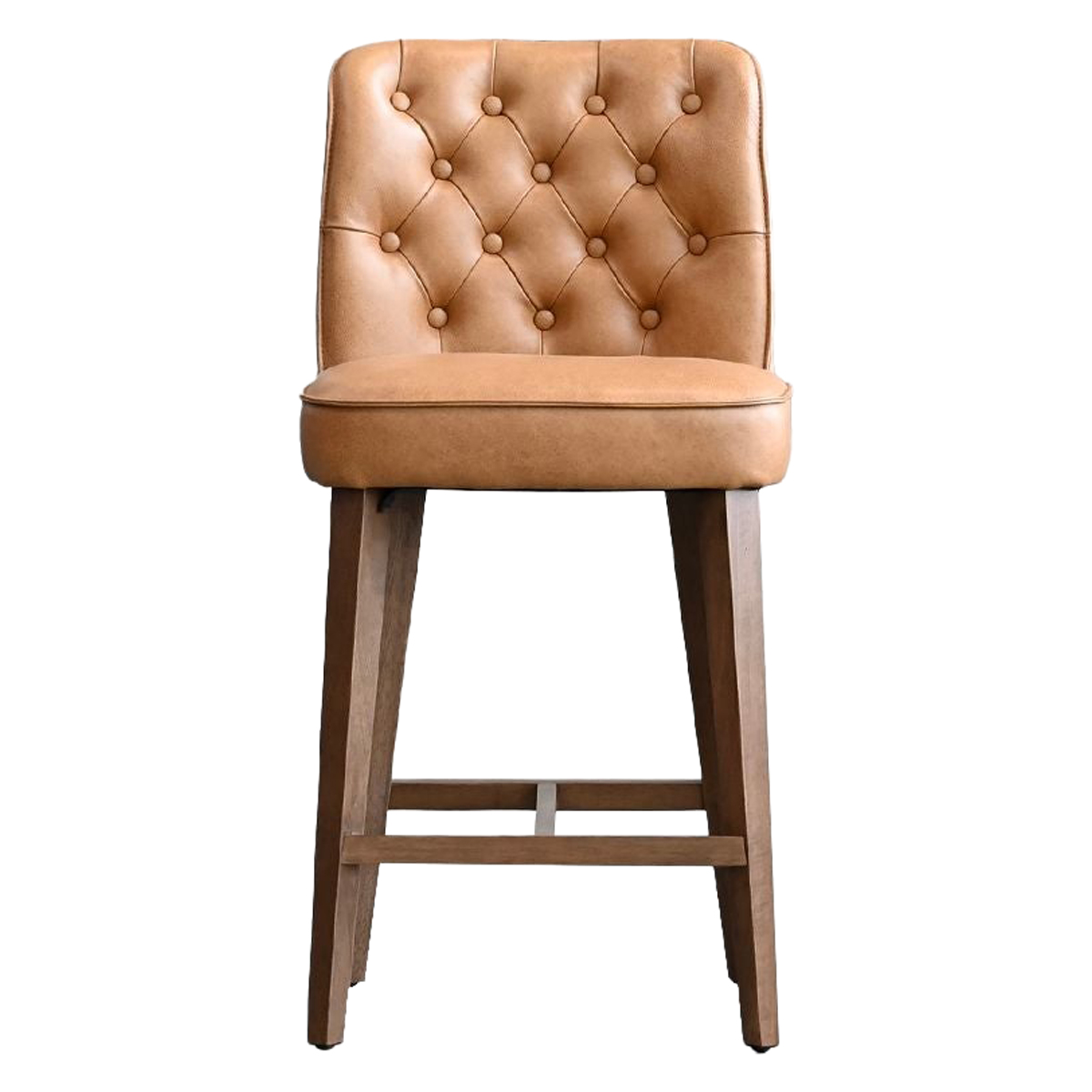 Mobital - Roulette Counter Stool in Saddle Brown