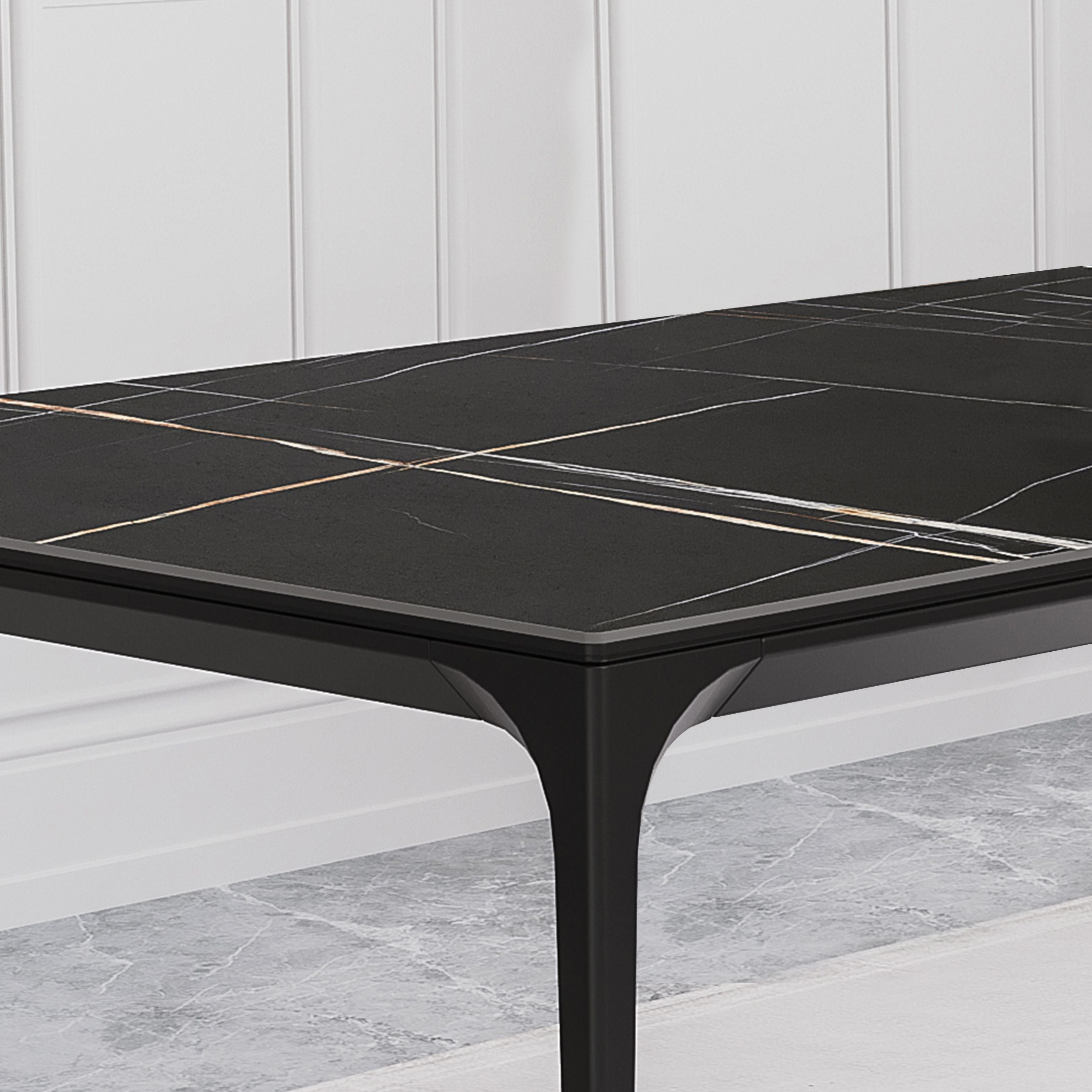 Mobital - Capri Dining Table in Safari Black