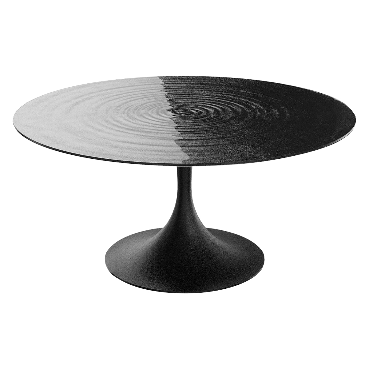 Mobital - Halo 63" Dining Table in Black Modern