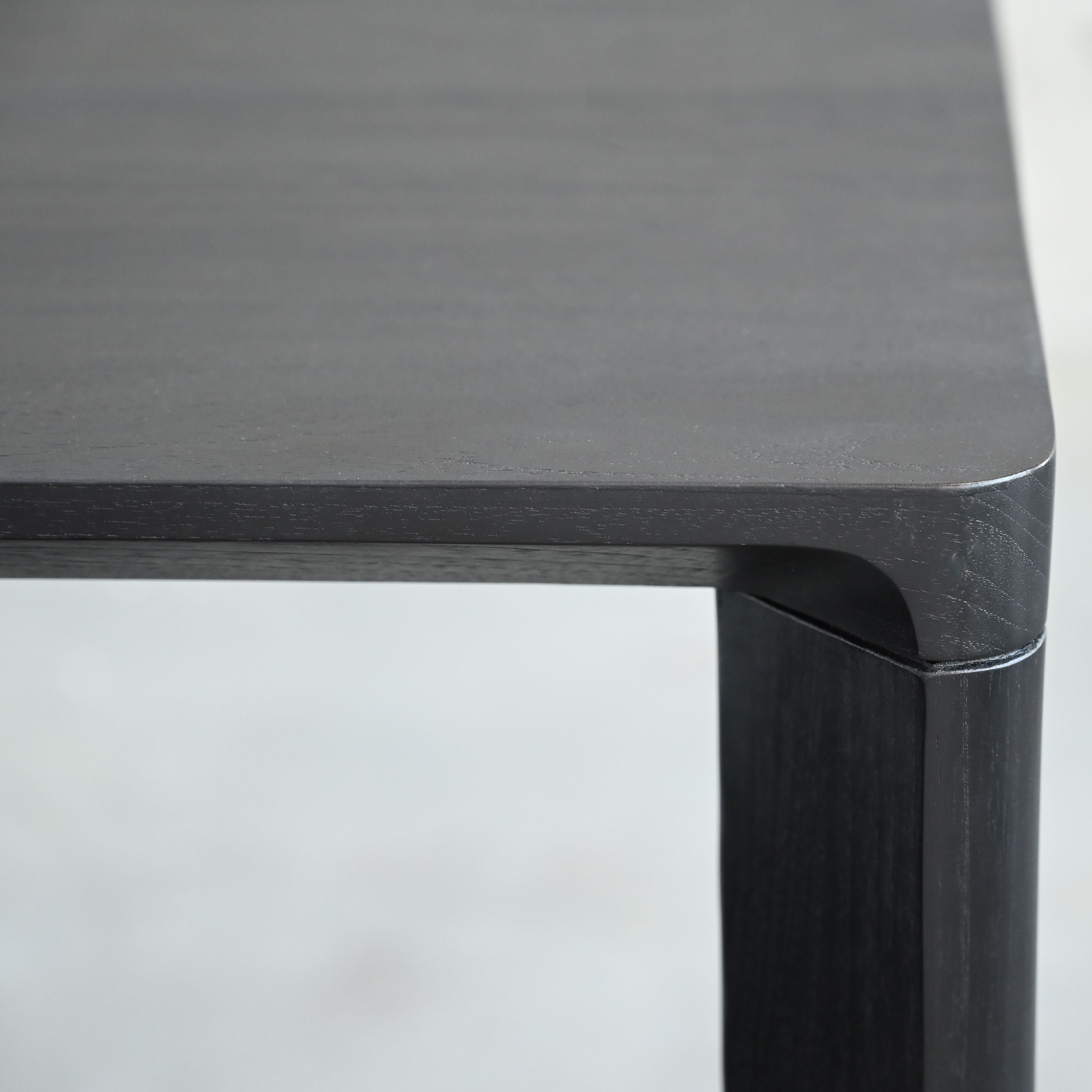 Mobital - Plank Dining Table in Black Soot