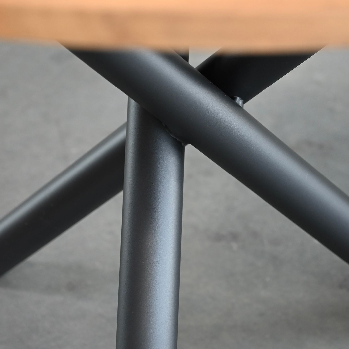 Mobital - Torch Round Dining Table in Teak Top
