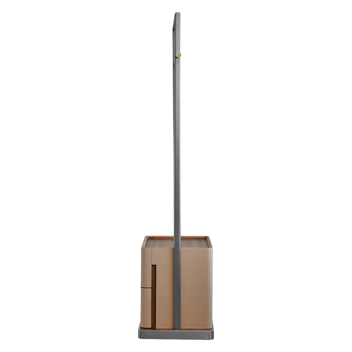 Mobital - Valet Hallway Coat Rack 2-Drawer in Brandy