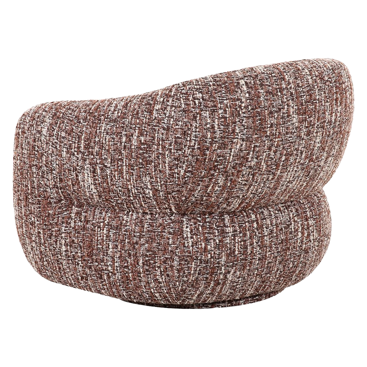 Mobital - Dame Lounge Chair Swivel Two-Toned Pinot