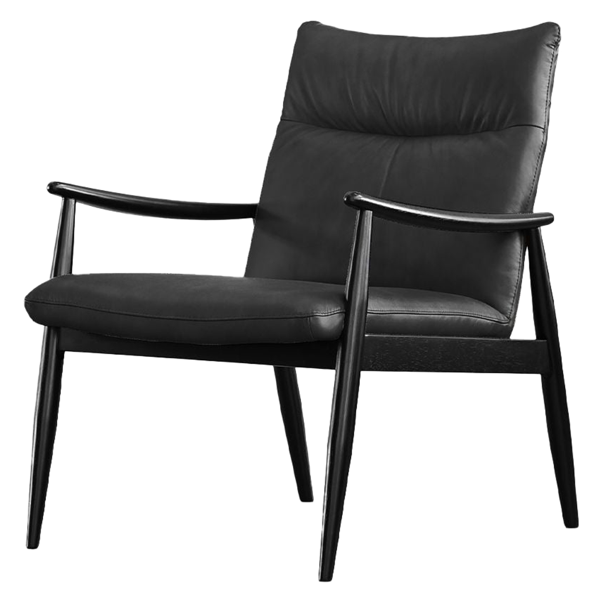 Mobital Inga Lounge Chair - Caviar Black