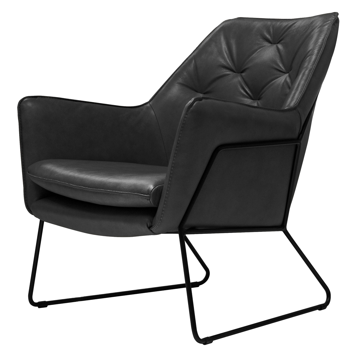 Mobital - Jasmine Occasional Chair in Antique Black