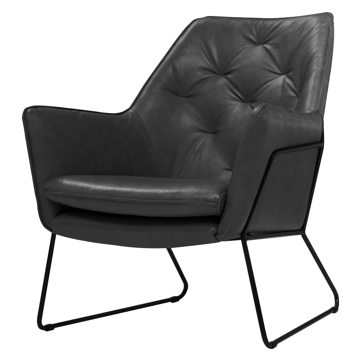 Mobital - Jasmine Occasional Chair in Antique Black