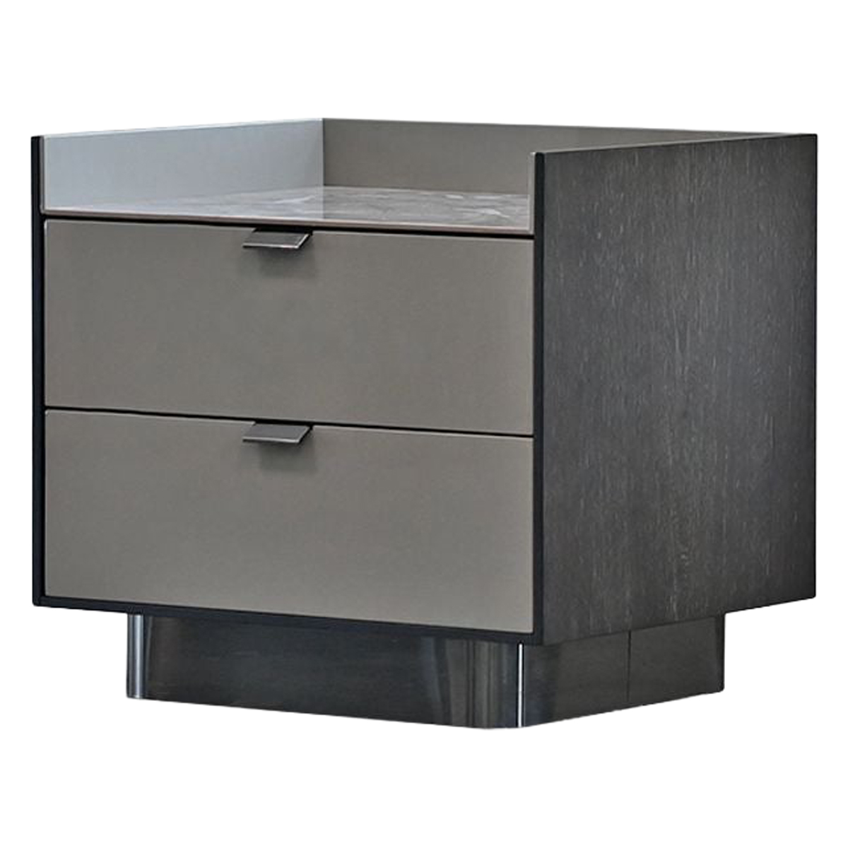 Mobital - Salazar Side Table in Smoke Gray